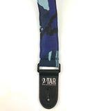 Vtar Military Camouflage Series Guitar Strap With - Marine Blue