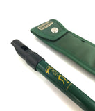 Clarke Green Sweetone D whistle & Dannan Green Vegan leather Pouch