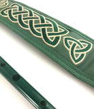 Clarke Green Sweetone D whistle & Dannan Green Vegan leather Pouch