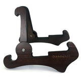 Foldable Wooden Guitar Stand by Dannan in Dark Walnut