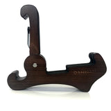 Foldable Wooden Guitar Stand by Dannan in Dark Walnut