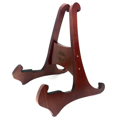 The Universal Wooden Dannan Guitar Display Stand - Mahogany