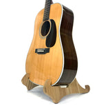 The Universal Wooden Dannan Guitar Display Stand - Light Walnut