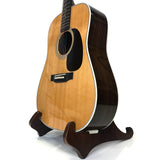 The Universal Wooden Dannan Guitar Display Stand - Dark Walnut