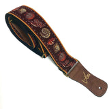 Guitar Strap - Vegan Brown Sea Shell by Vtar