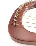 16 String Mahogany Lyre Harp