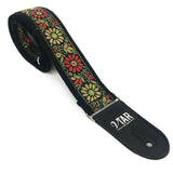 The Black Rose Guitar Strap