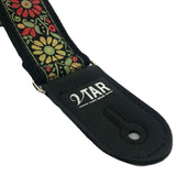 The Black Rose Guitar Strap