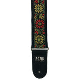 The Black Rose Guitar Strap