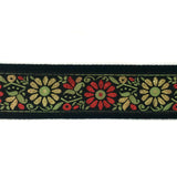 The Black Rose Guitar Strap