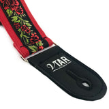 The Red, Red Rose Guitar Strap