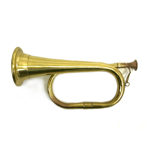 The Ventiano Brass Bugle / Bigule Single Tube Horn, Wind Instrument - Tune to A