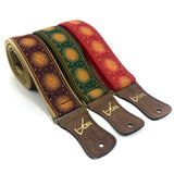 The Brown Sun King Guitar Strap