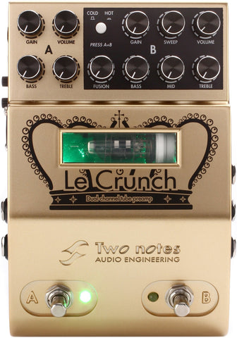 Two Notes Le Crunch - 2-channel Tube Preamp - 1to1 Music