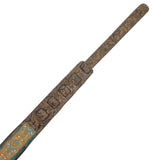 Retro Luxury Vegan Vtar Jacquard Guitar Bass Strap - Ocean Jewel
