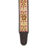 Classic Collection Sultans Guitar Strap by Vtar, Made with Vegan Leather For Acoustic, Bass and Electric