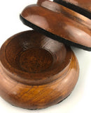 Wooden Grand Piano Castor / Caster Cups, Furniture Pads 3 1/2" (Set of 4)