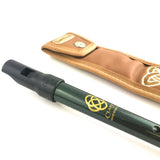 Clarke Celtic D whistle & Dannan Brown Vegan leather Pouch