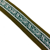 Handmade Irish Celtic Hemp Guitar Strap by VTAR, Vegan Bass, Acoustic, Electric - 1to1 Music